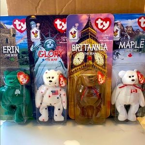 McDonald TY beanie babies set of four